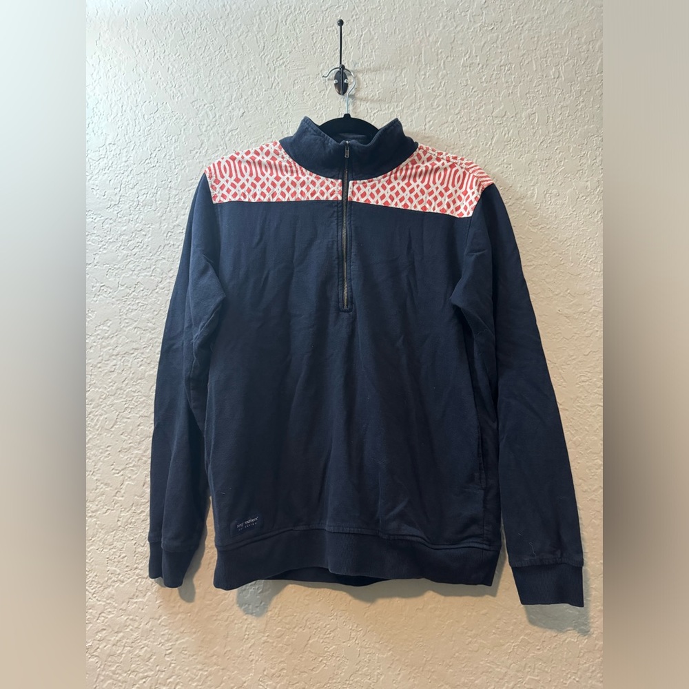 Simply Southern Navy Blue Quarter Zip, Size Small